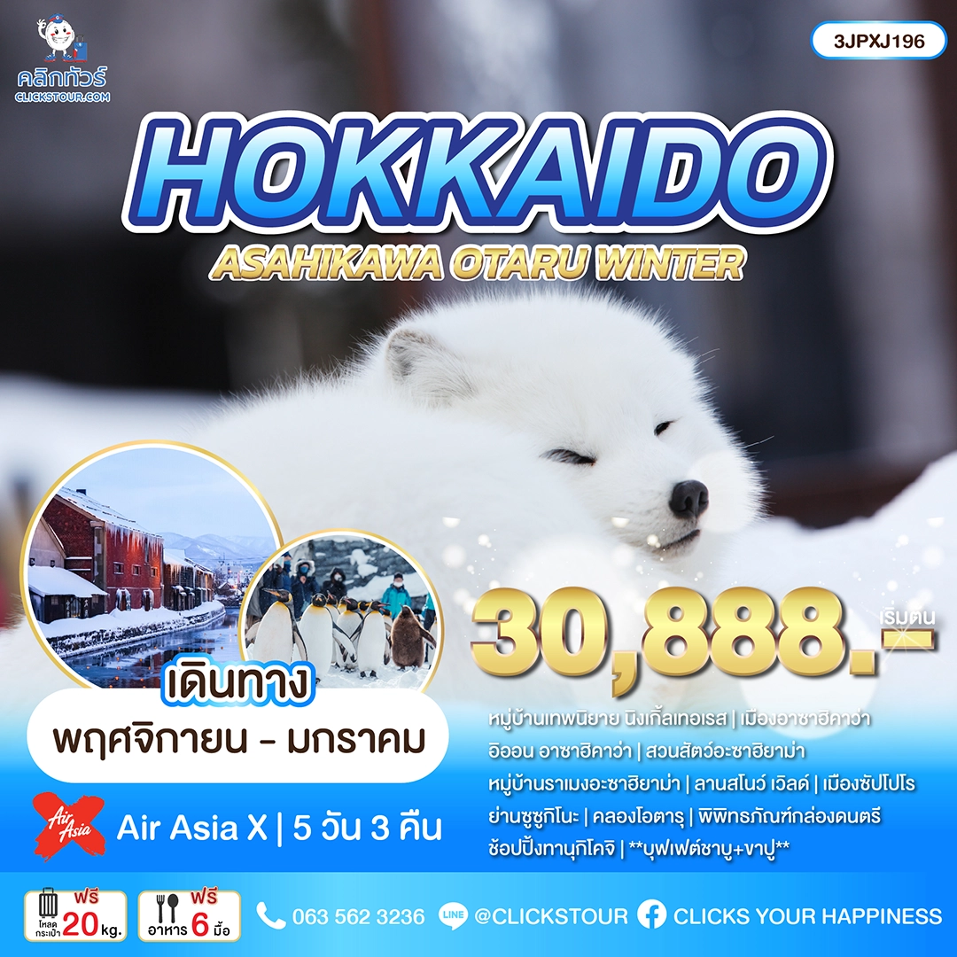 japan-tour-3JPXJ196 ทัวร์ฮอกไกโด